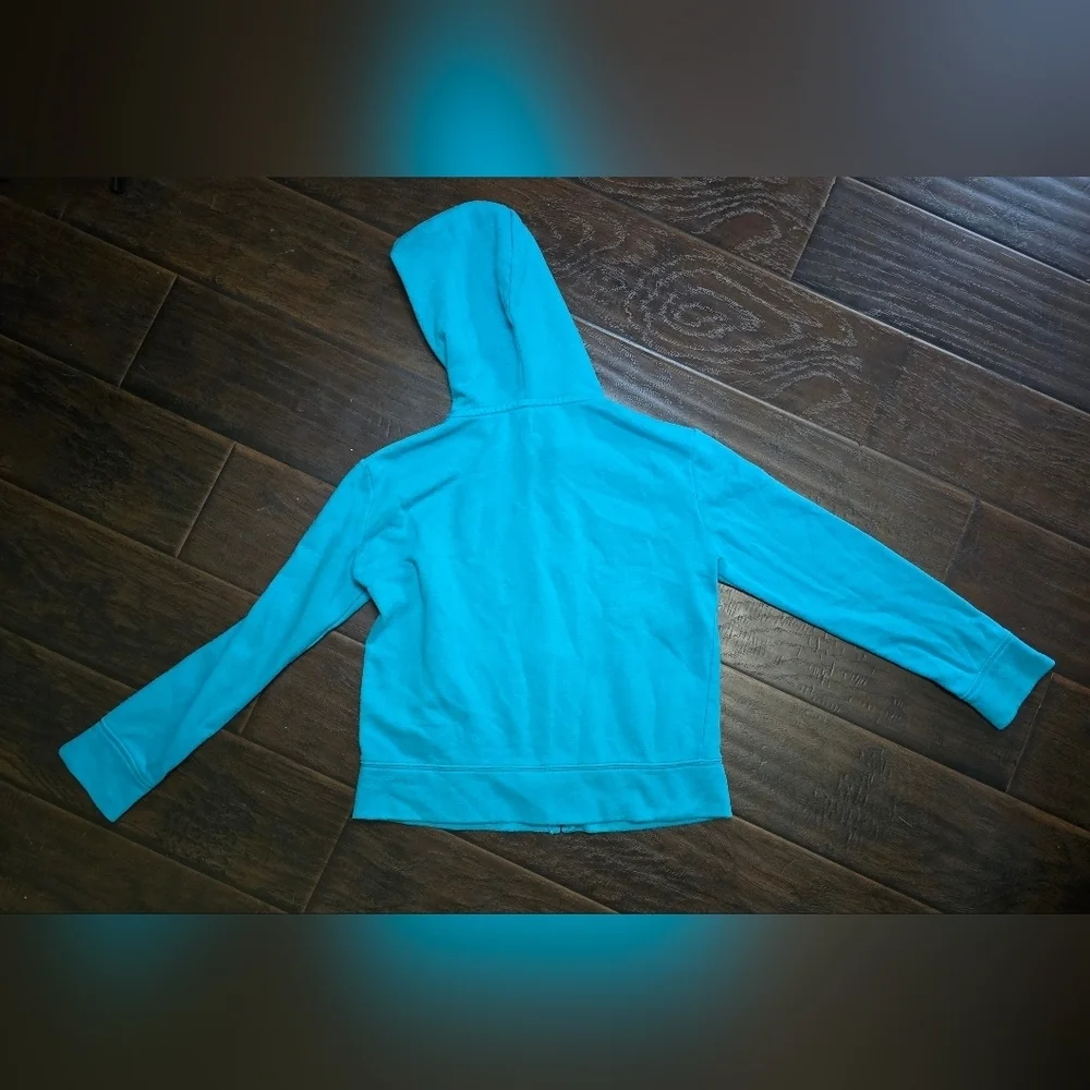 Gap Kids Full Zip Logo Blue Hoodie XXL